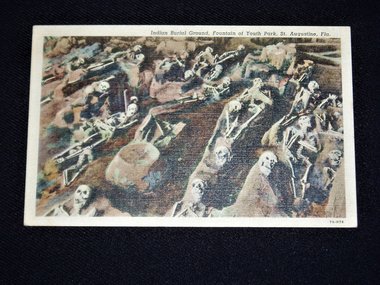 Postcard, Indian Burial Ground, St. Augustine Florida, Add'l Cards Ship Free