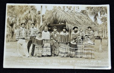 RPPC Postcard, Seminole Indian Village, Add'l Cards Ship Free
