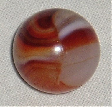 Vintage Peltier Marble, Bloody Mary .651" Mint