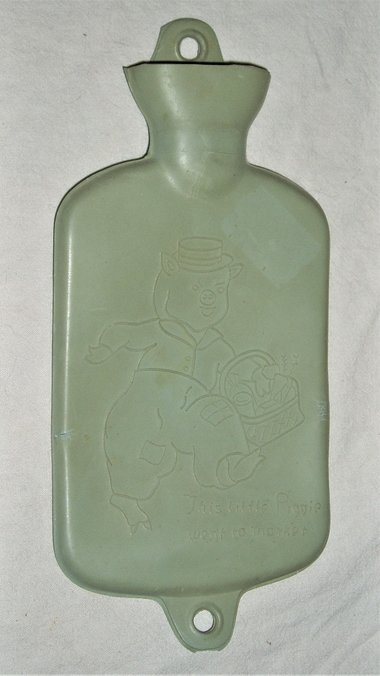 Vintage Leaky Hot Water Bottle, This Little Piggy