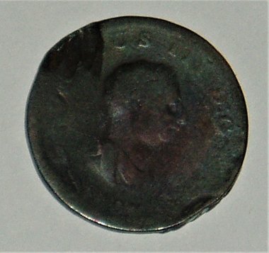 British Farthing 1807, Badly Worn