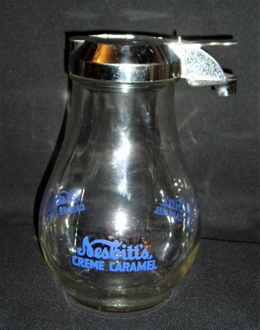 Nesbitt's Creme Caramel Soda Fountain Dispenser Pitcher