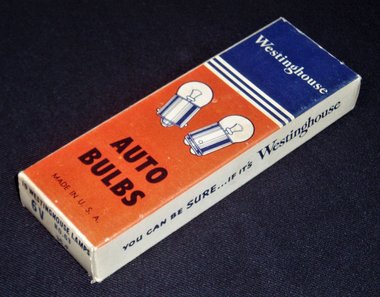 Westinghouse Auto Bulbs, 6 Volt, No. 63