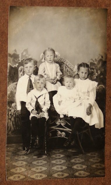 RPPC Real Photo Postcard, Plainfield Horton Iowa, Children, Add'l Cards Ship Free