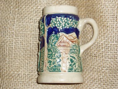 German Kinderkrug Miniature Stein, Beer Stein, Tankard