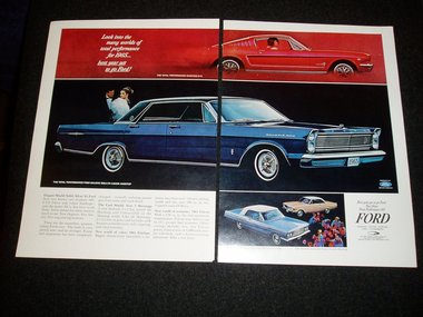 Ads, 1965 Fords, Guardian Life, Masonite