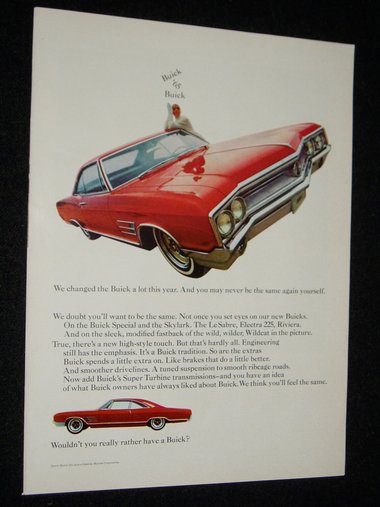 Front/Back Ads, 1965 Buick, Maryland Casualty